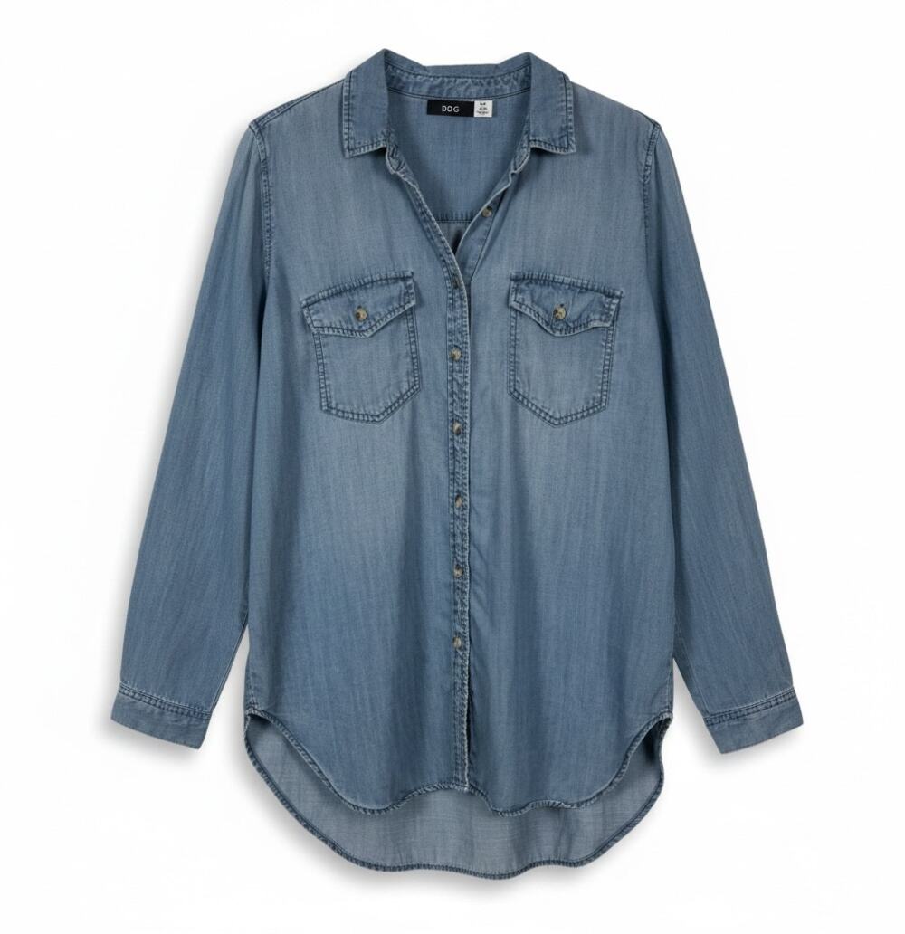 Urban Outfitters BDG Denim Chambray Top Oversized Size Small